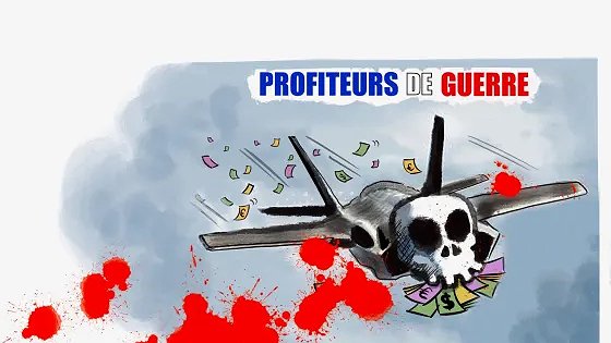 Illustration - "On croit mourir pour la patrie, on meurt pour les industriels" Anatole France