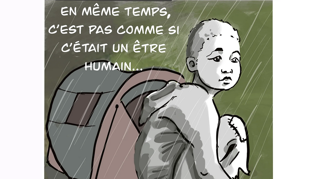 Illustration - Trois familles dorment à la rue !