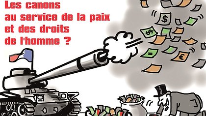 Illustration La propagande guerrière en marche