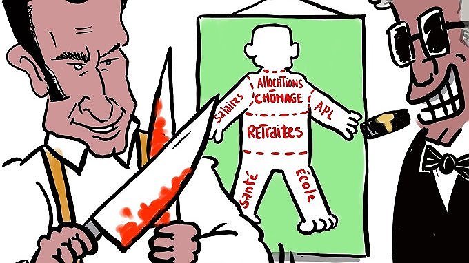 Illustration - Le gouvernement veut nous faire les poches au profit des capitalistes