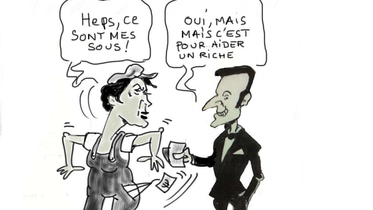 Illustration - la bourgeoisie exige, le gouvernement exécute