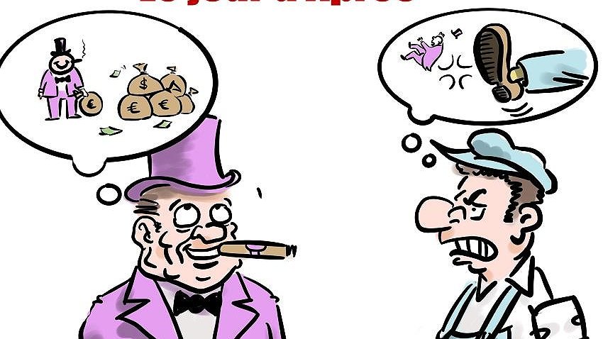 Illustration - pour faire payer les riches, il faut les renverser