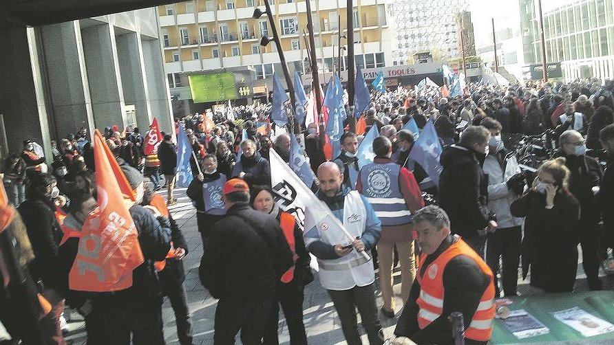 Illustration - mobilisation pour les salaires