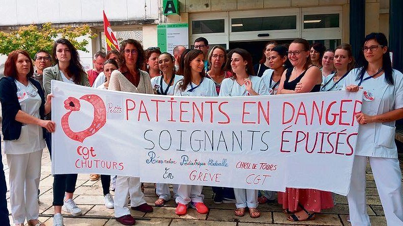 Illustration - à l’hôpital Clocheville, ça craque de partout