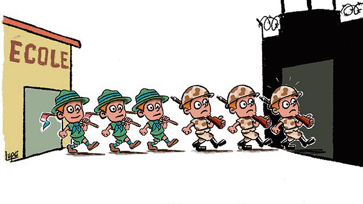 Illustration - Le ministre avance à reculons