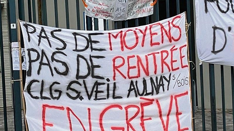 Illustration - non au tri et aux économies dans l’éducation !