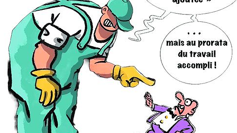 Illustration - leçon d’indécence patronale