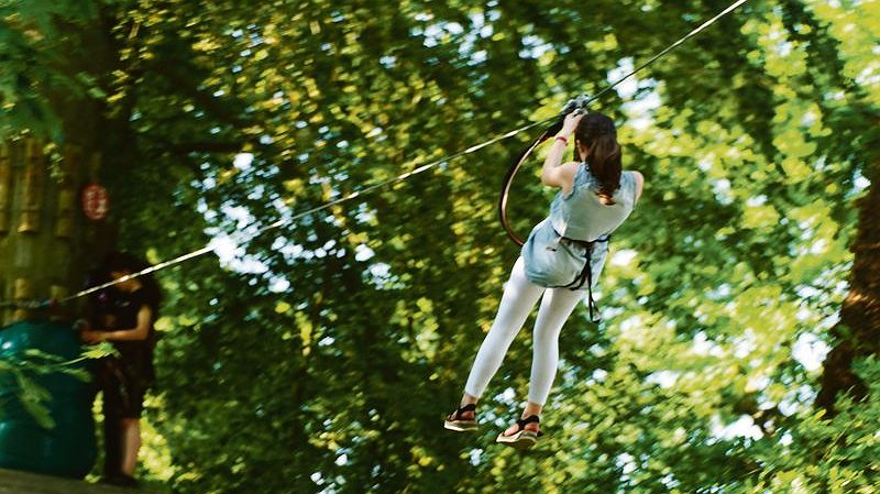 Illustration - <b>Parcours dans les arbres</b>