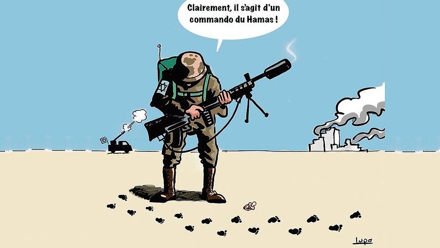 Illustration - par les bombes et la faim, le massacre continue