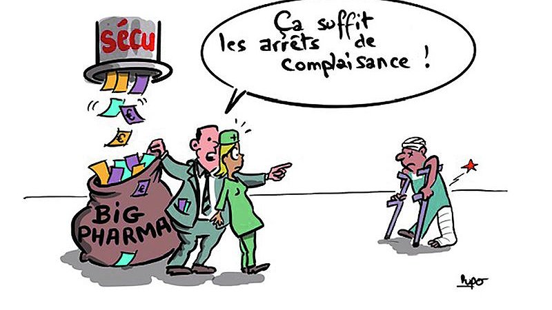 Illustration - contre les malades
