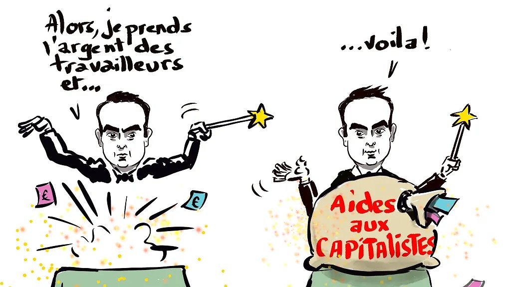 Illustration - le PS à la rescousse de Lecornu
