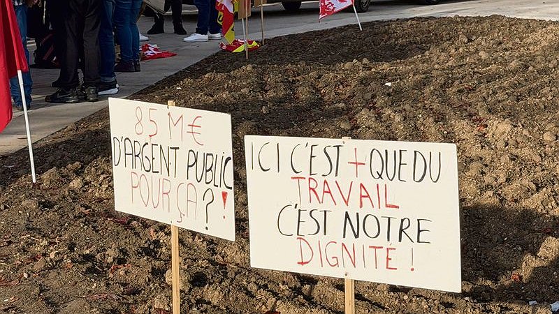 Illustration - massacreurs d’emplois, gouvernement complice