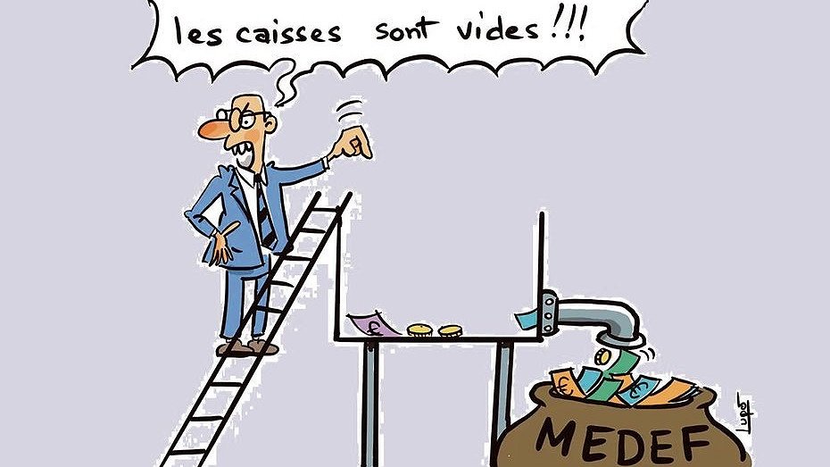 Illustration - la classe capitaliste choyée