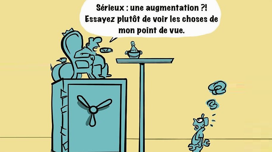 Illustration - rencontre au sommet pour rien