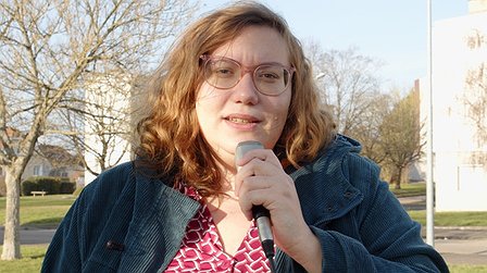 Illustration Pauline Reichling, tête de liste Lutte ouvrière - Le camp des travailleurs