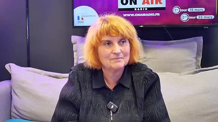 Illustration Renée Potchtovik tête de liste Lutte ouvrière Interrogée par On Air Radio Beauvais