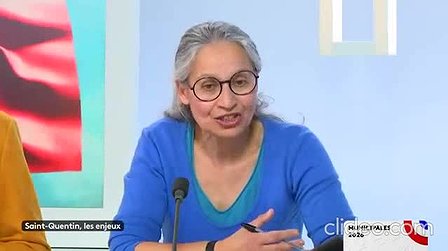 Illustration Anne Zanditénas dans le débat FR3 Picardie