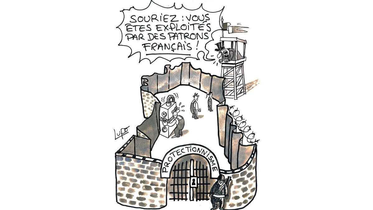 Illustration - Libre-échange et protectionnisme, deux politiques pour la bourgeoisie !
